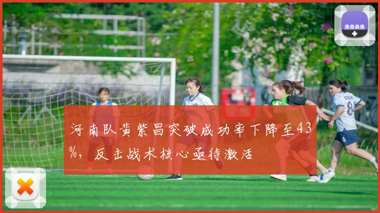 河南队黄紫昌突破成功率下降至43%，反击战术核心亟待激活